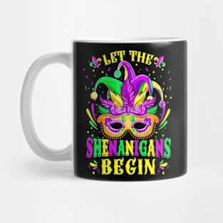 Let The Shenanigans Begin Mardi Gras Kids Men Women Mug